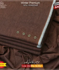 Alternative view of Winter Premium Goli Khaddar PACK OF 3-PGK-1005