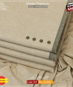 Alternative view of Winter Premium Goli Khaddar PACK OF 3-PGK-1003