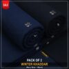WINTER BUNDLE PACK OF 2- BLACK+NAVY BLUE-WBP-212