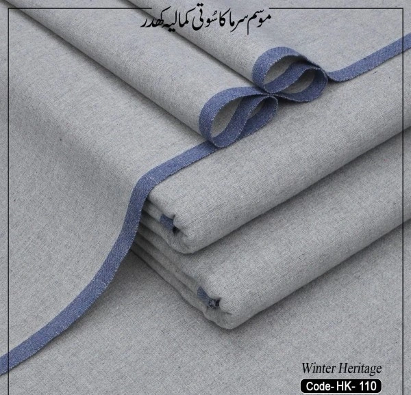 Winter Hertiage Khaddi -Silver Grey-HK-110